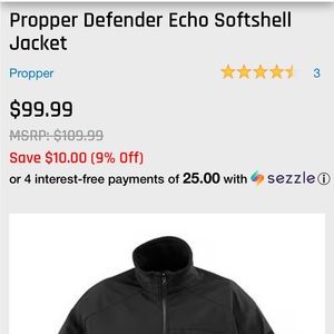 Proper Defender Core Tactical Jacket Medium